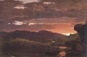 Frederic E.Church Twilight Short Arbiter Twixt Day and Night china oil painting artist